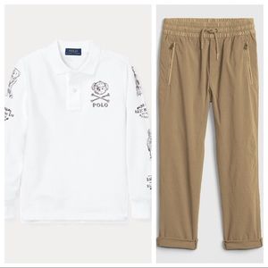 Ralph Lauren Polo Bear Shirt & Pants - size 7